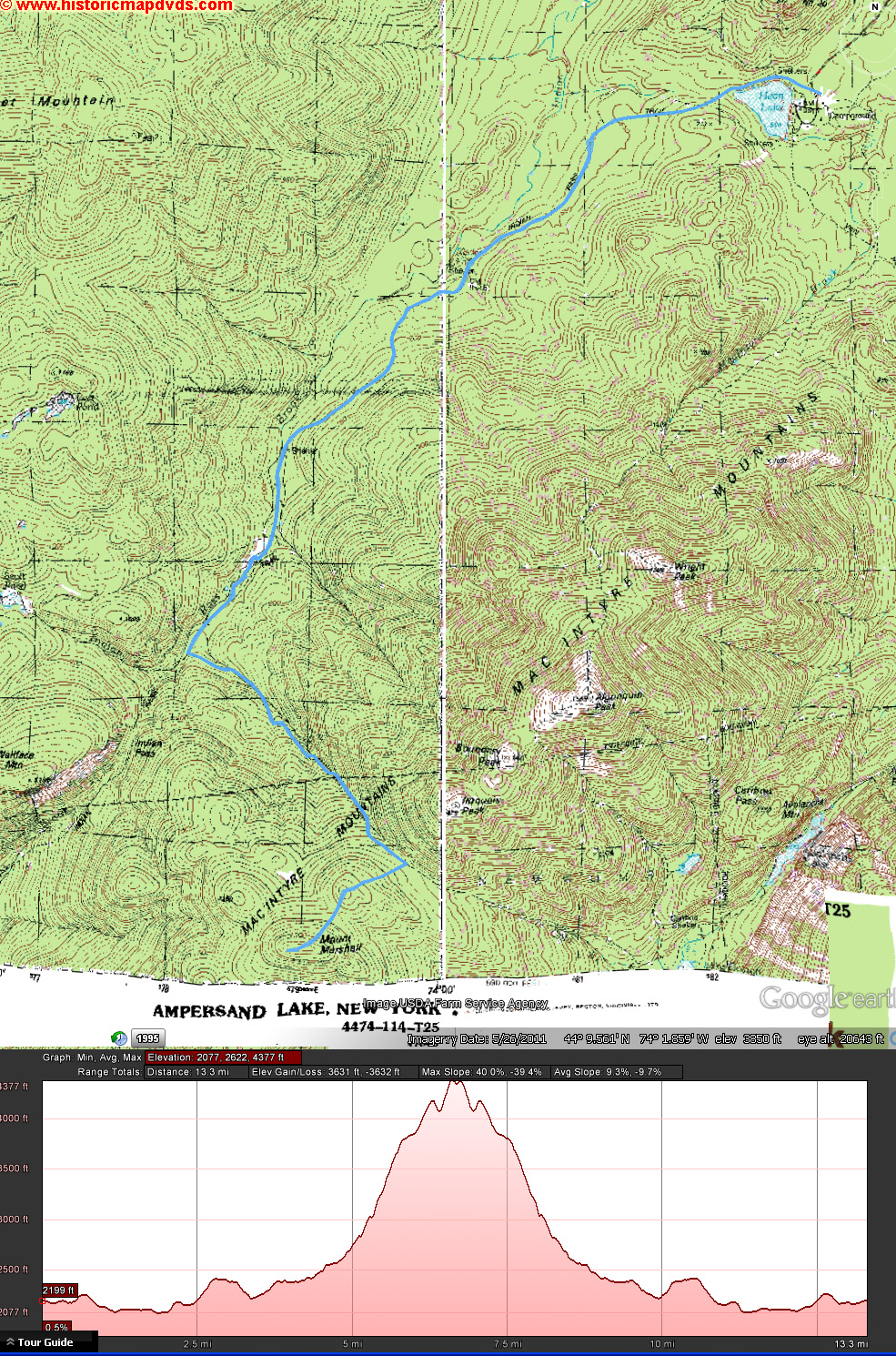 Mount Marshall Topo