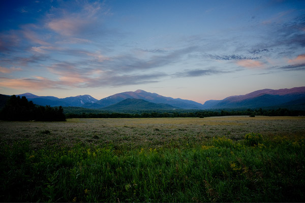 Algonquin and Marcy from North Meadows, Lake Placid/Keene NY