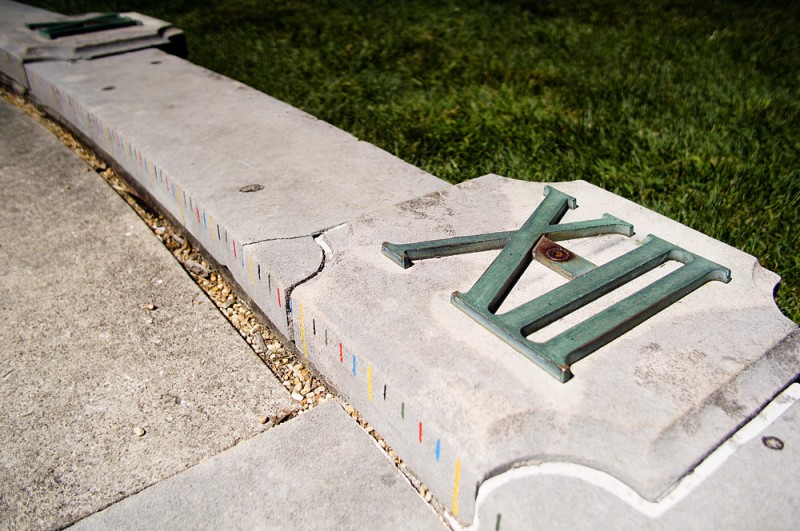 Sun dial at Longwood with the Pentax-FA* 24mm f/2 with Lens Turbo