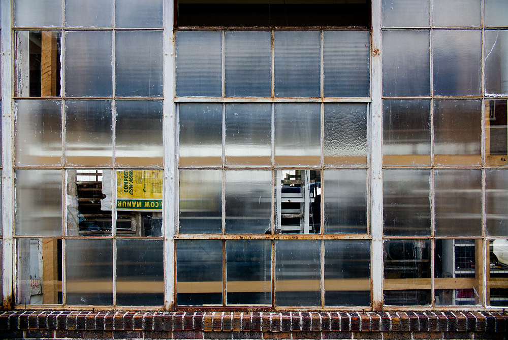 Factory Windows at 35mm
