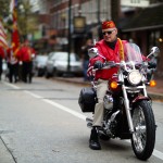 Mayor Tom Chambers leads the West Chester Veterans Day Parade