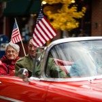 At the West Chester Veterans Day Parade