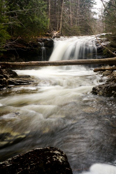 Waterfalls along the Gill Brook.