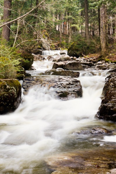Waterfalls along the Gill Brook.