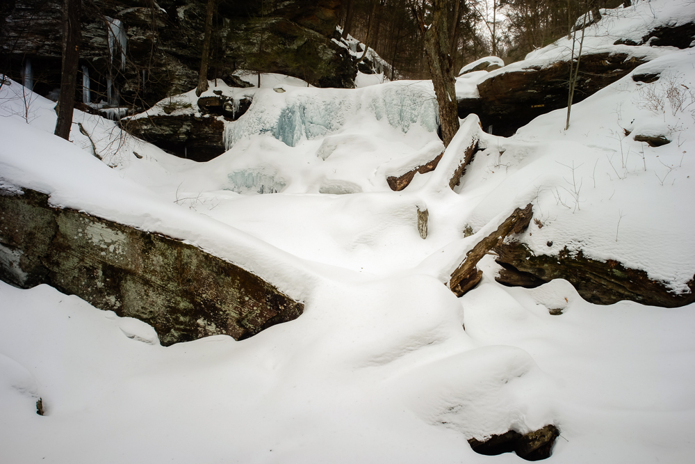 B. Reynolds Falls, Ricketts Glen in Winter