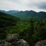 Vista from the top of Roaring Brook Falls