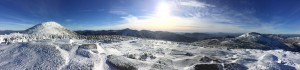 Panoramic view from Algonquin to Iroquois from Boundary Peak