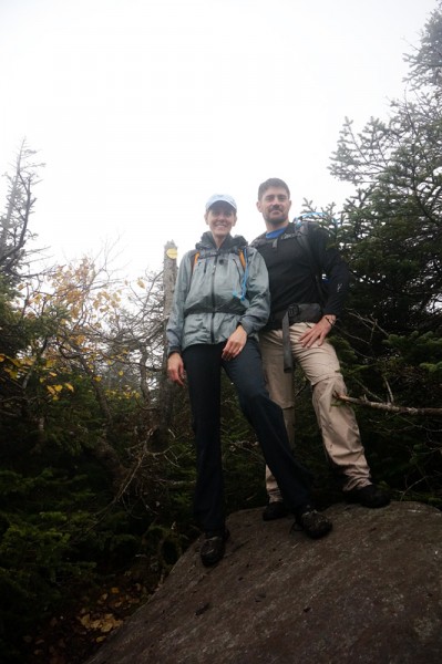 Atop Santanoni Peak