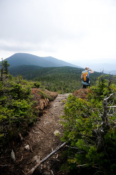 Heading down Panther Peak