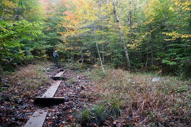 46er Maintanence on the way to Bradley Pond