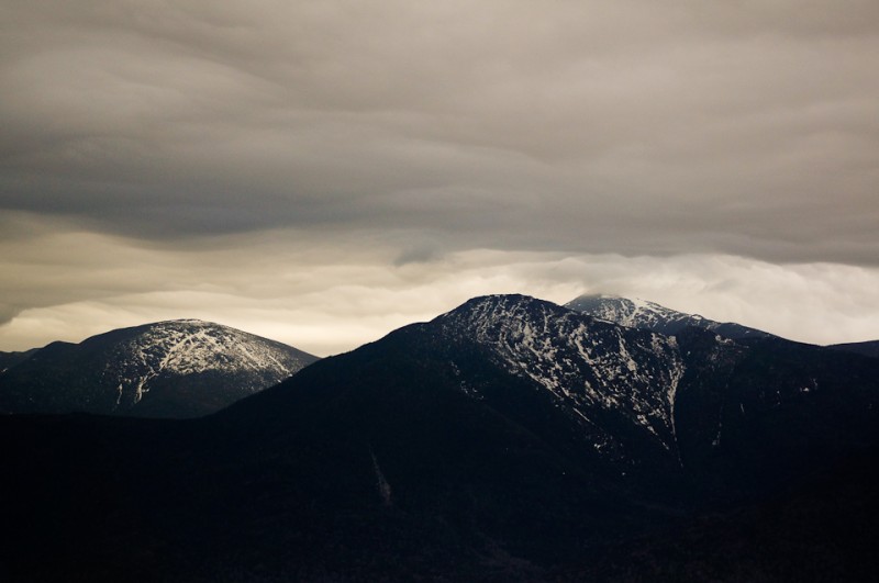 Colvin offered spectacular views of Mts. Haystack and Skylight, with Marcy just in the clouds behind.