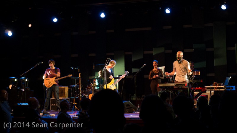 Philadelphia, PA: At the Pomplamoose show at World Cafe Live, Friday September 26, 2014.
